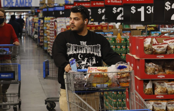 Shoppers buy in bulk to prepare for the next disaster